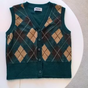 Vintage Argyle Sweater Vest